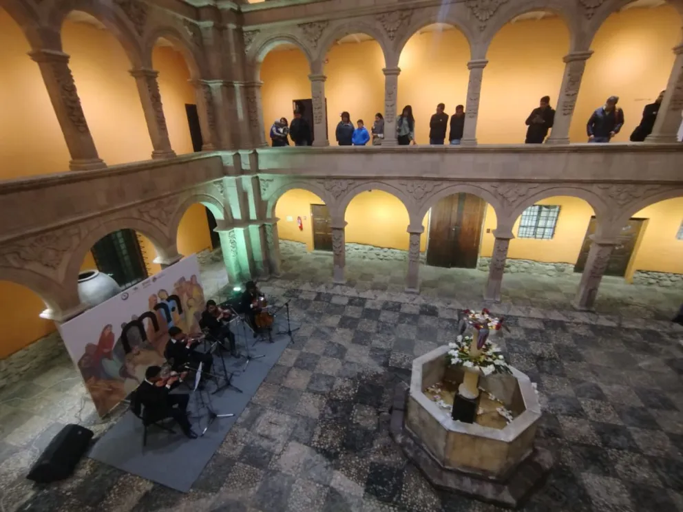 Concierto que se realizó en el patio colonial del museo.  FOTO: MNA