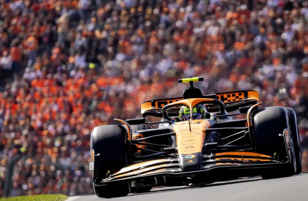 El británico Lando Norris (McLaren) gana el GP de Países Bajos de F1. Foto: EFE