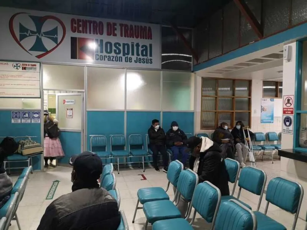 La autoridad está internada en el Hospital Corazón de Jesús de El Alto. Foto: ABI 