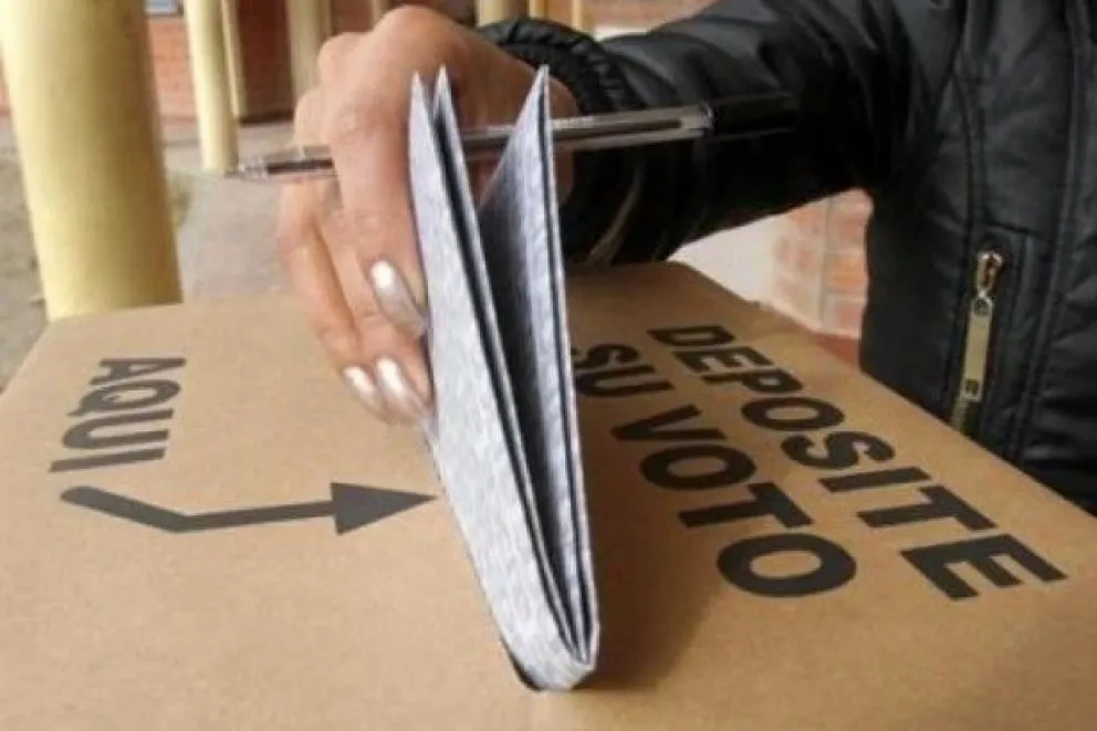 Una imagen del ánfora electoral. Foto: Archivo