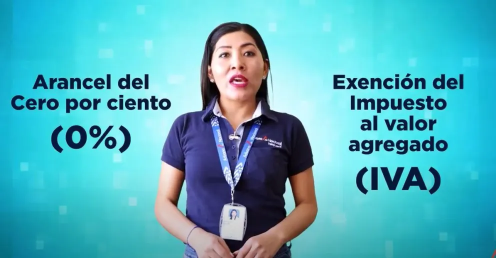 Imagen divulgada por la ANB, informando las medidas. Foto: Captura de video