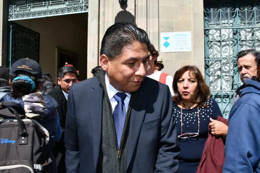 Lima después del contacto con la prensa que tuvo este martes. Foto: APG 