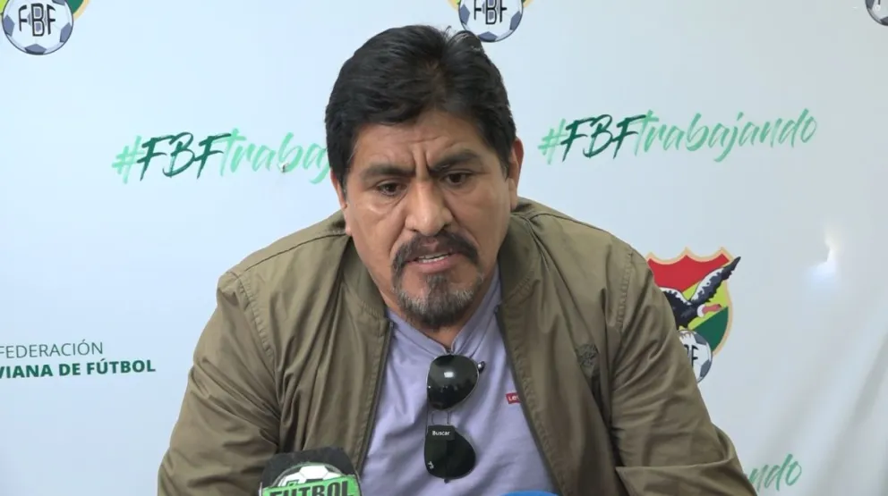 Limbert Cardozo, presidente de la Comisión Electoral de la FBF. Foto: Sports 360