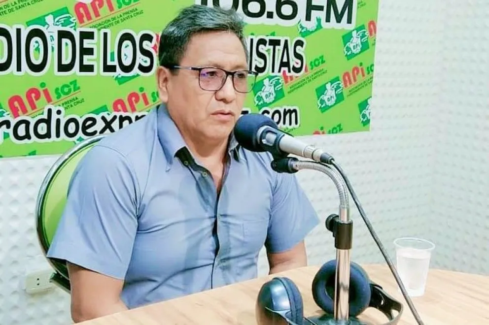 El dirigente Juan Yujra en una imagen tomada de su Facebook.