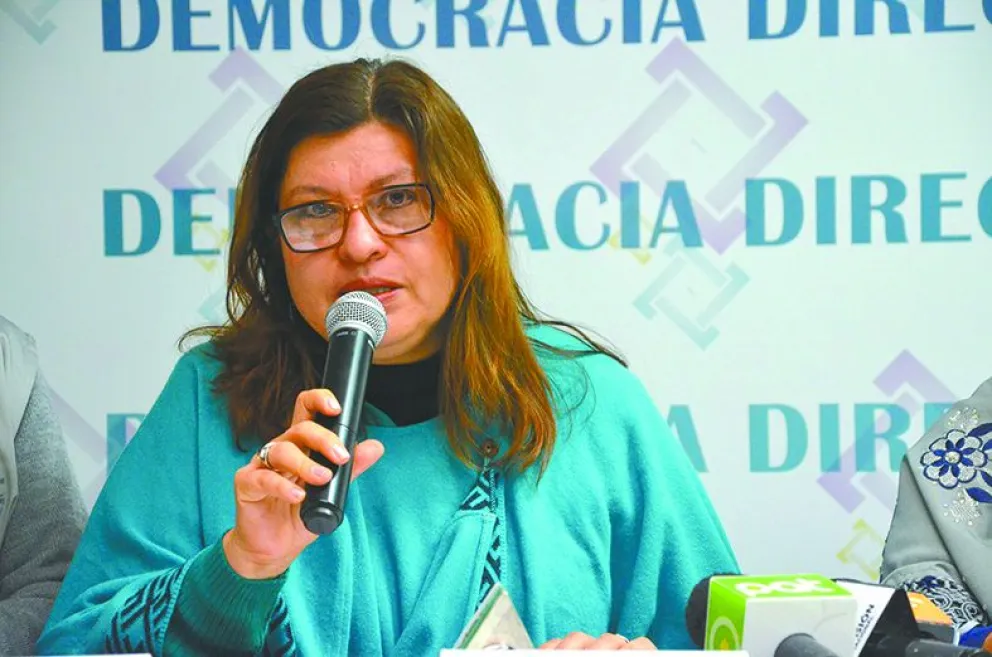 Dunia Sandoval fue vocal del Tribunal Supremo Electoral. Foto: TSE