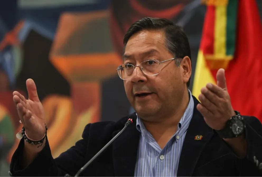 El presidente Arce, en una imagen de archivo. 