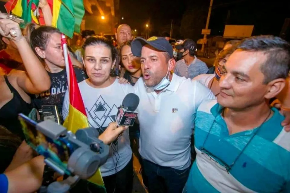 El Gobernador de Santa Cruz, Luis Fernando Camacho, calificó los resultados del Censo como un fraude. Foto: RRSS L.F Camacho