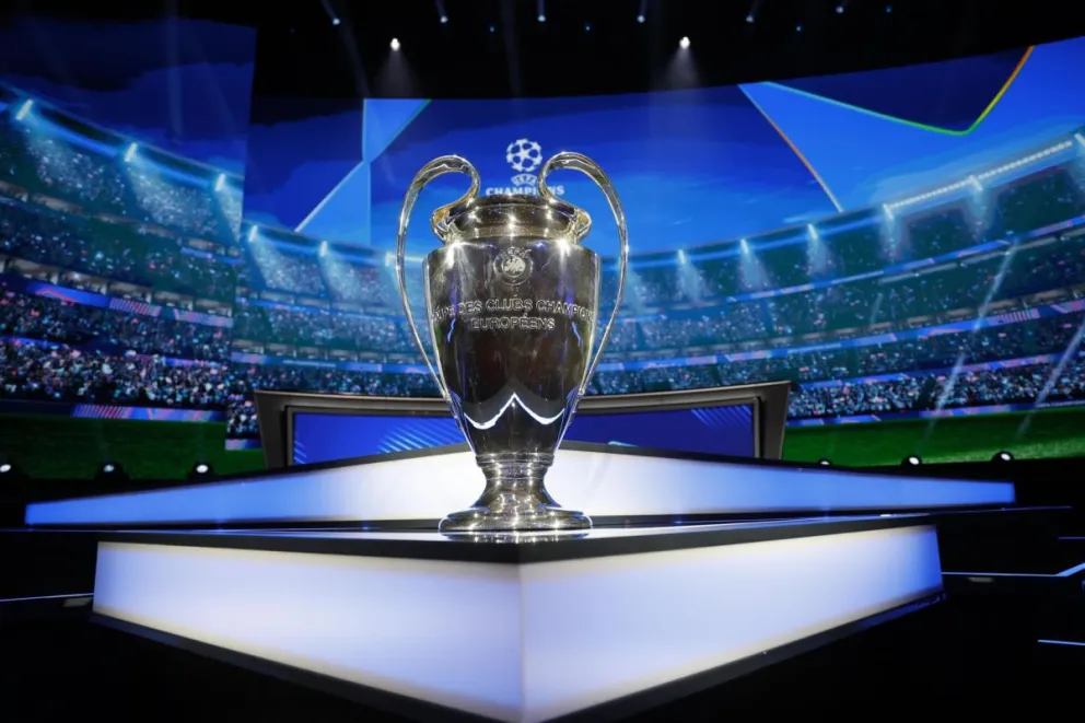 El trofeo de la Liga de Campeones. Foto: EFE.