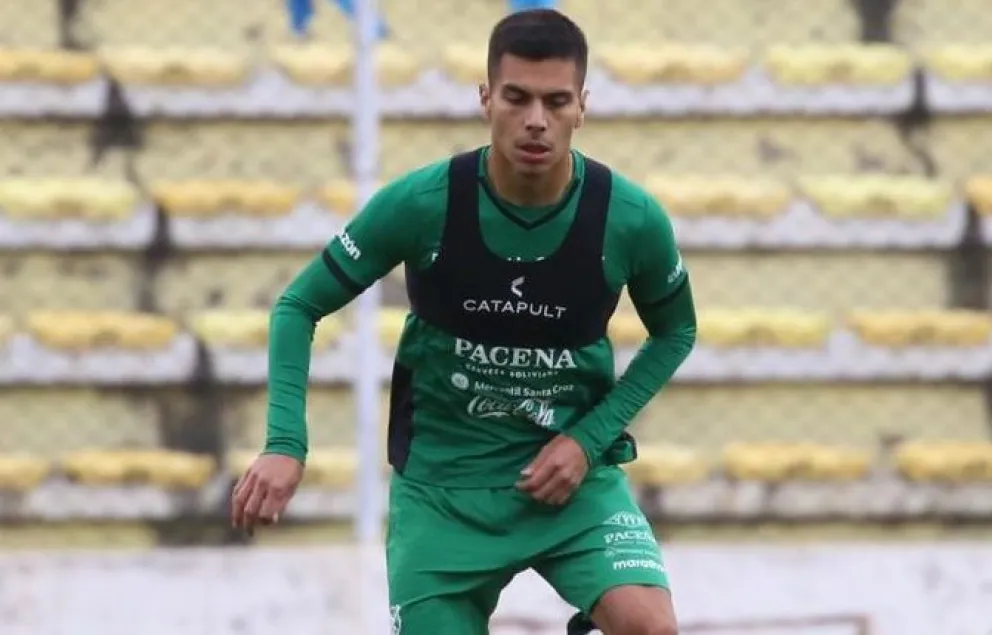 Boris Céspedes durante un entrenamiento anterior con el seleccionado nacional. Foto: FBF