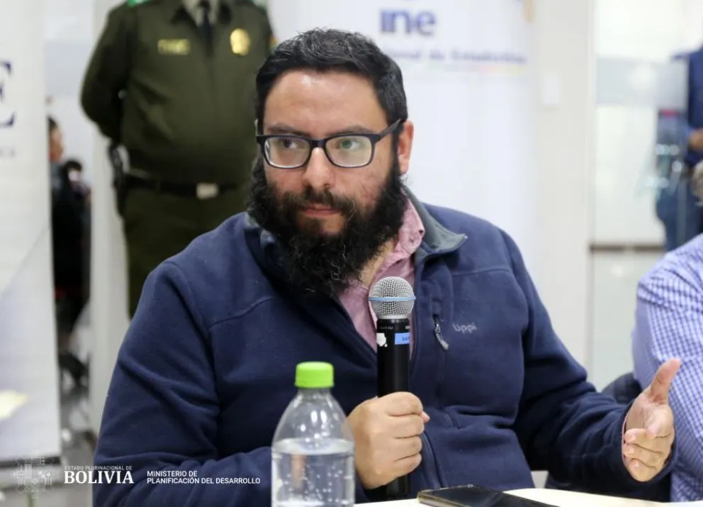 El experto del Fondo de Población de las Naciones Unidas (UNFPA), Daniel Allende. Foto: ABI