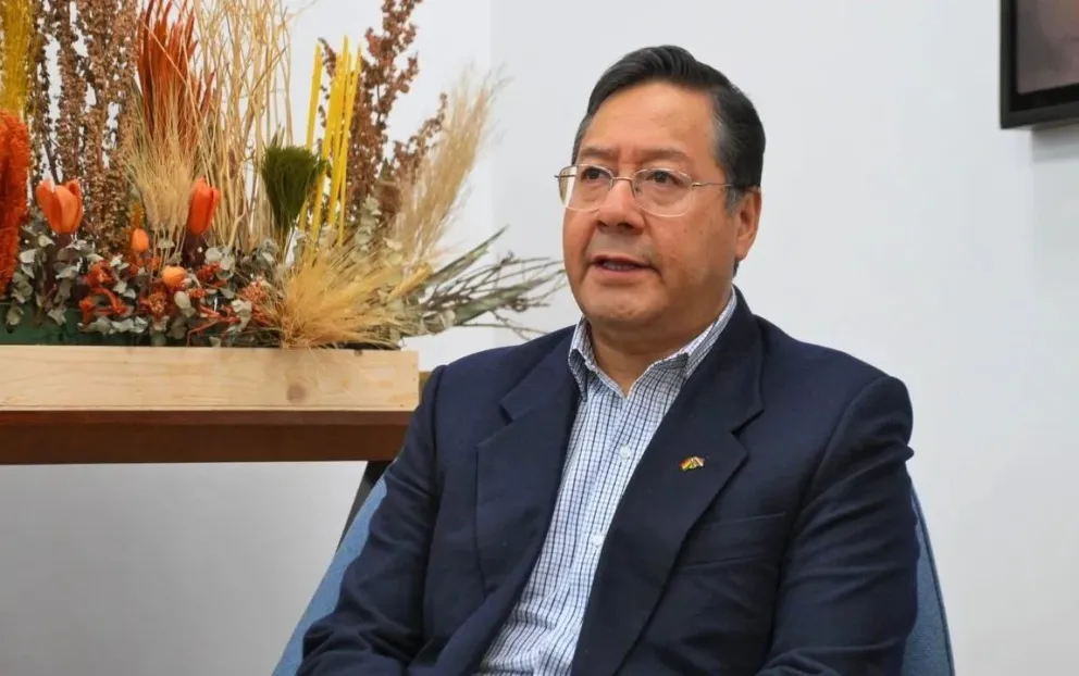 Una imagen anterior del expresidente Luis Arce. Foto: APG