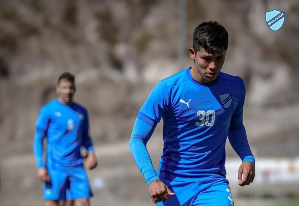 Javier Uzeda (der.) y Álex Granell en una anterior práctica. Foto: Club Bolívar.
