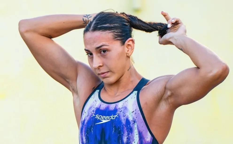 Ribera asistió en París a sus primeros Juegos Olímpicos. Foto: María José Ribera.