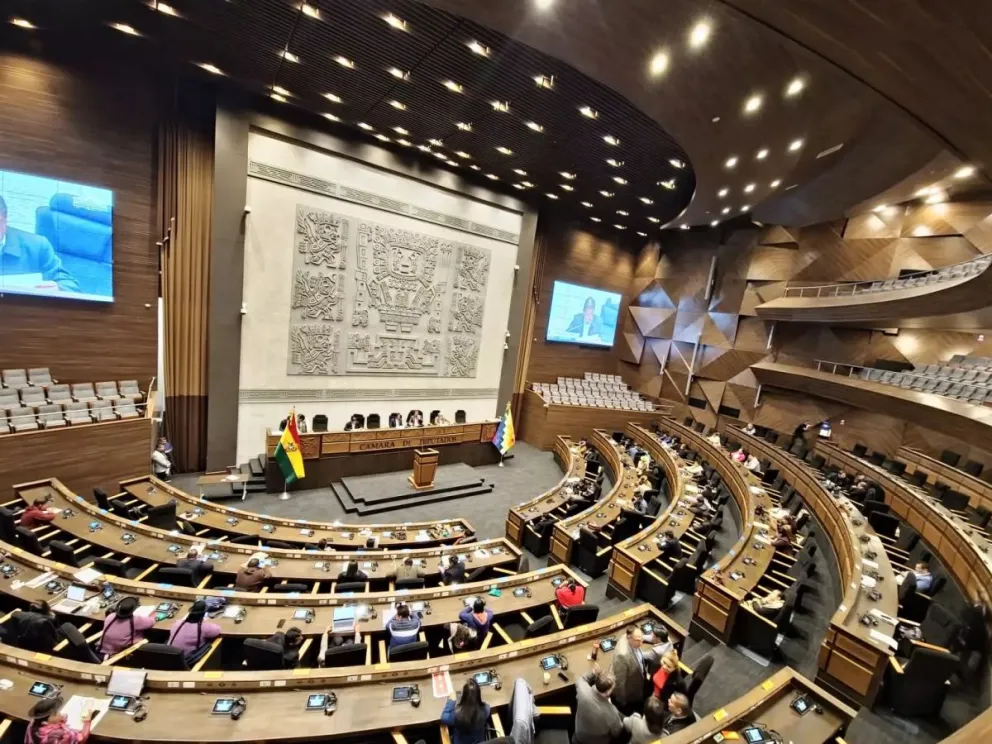 Legisladores sesionan en la Cámara de Diputados. Foto: Cámara de Diputados.