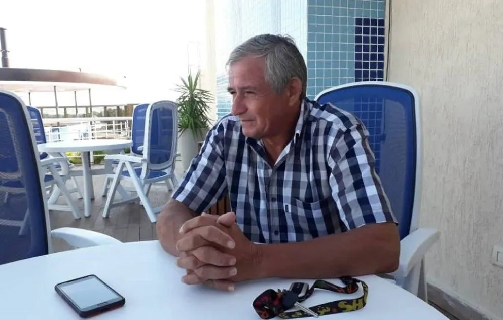 Una fotografía reciente de Eligio Martínez, figura del fútbol boliviano. Foto: El Derribador
