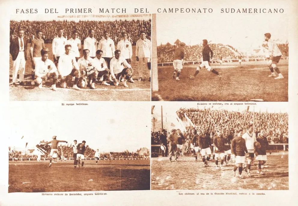 1926, Bolivia asiste a su primer Sudamericano, que se realizó en Santiago de Chile. Foto:Chile.com