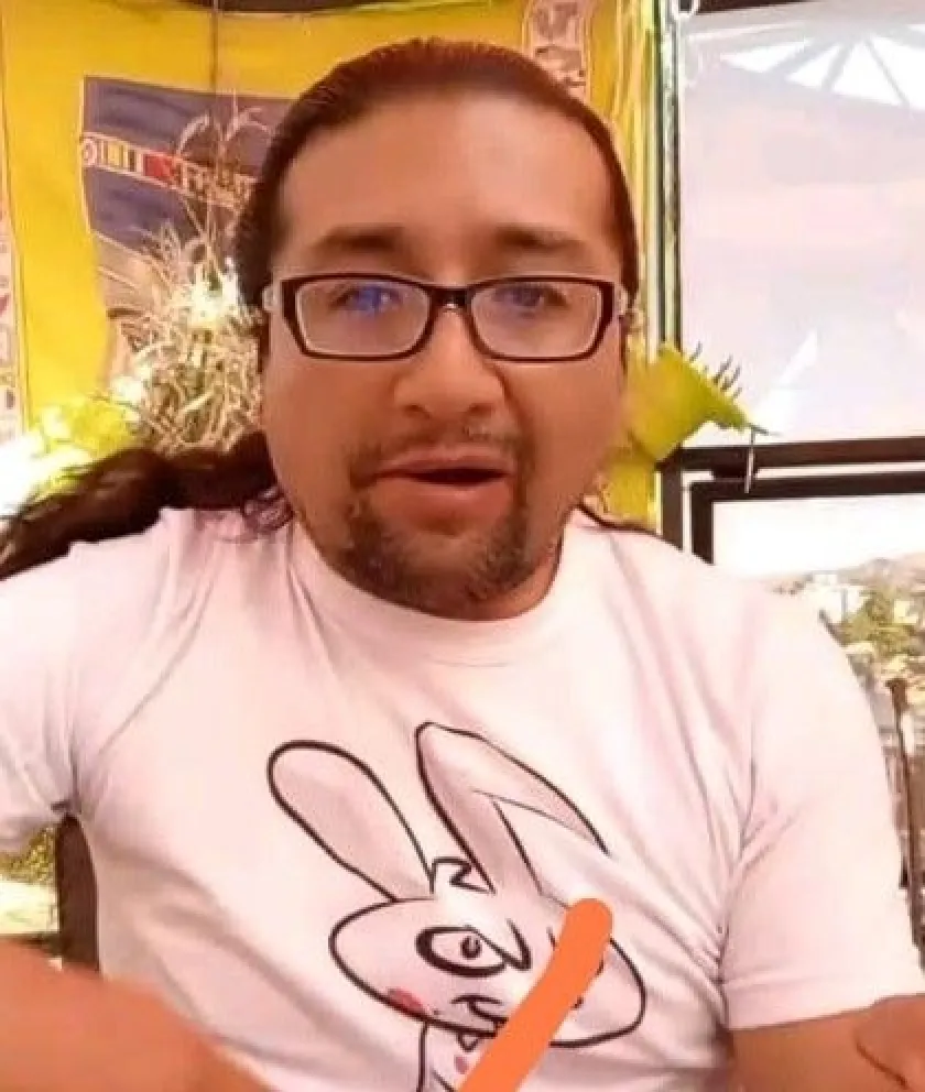 El tiktoker Daniel Ibáñez, más conocido en las redes sociales como Conejo Sarmiento. Foto: captura