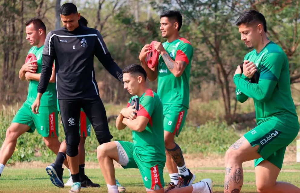 Los azucareros en el cierre de entrenamientos en su reducto. Foto: Guabirá