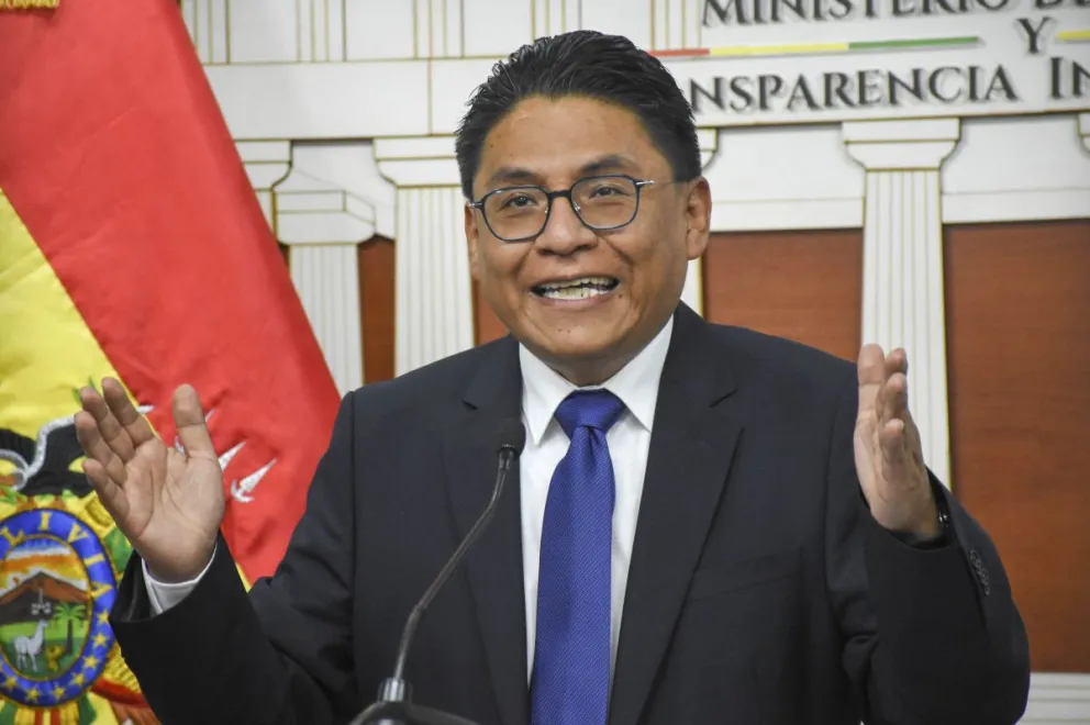 Iván Lima ejerció como ministro de Justicia desde el inicio del gobierno de Arce. Foto: Archivo