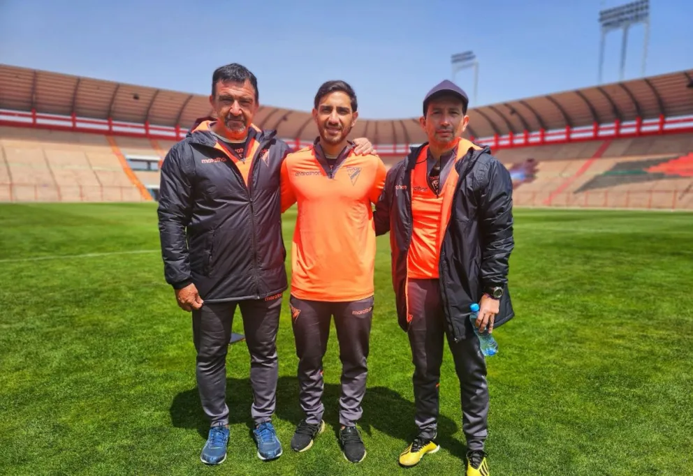González (izq.), Biondi y Pennesi en el Municipal de El Alto. Foto: Always Ready.