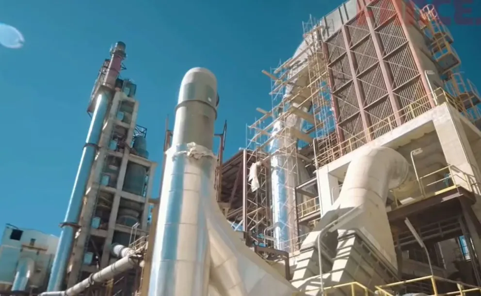 Instalaciones de la Fábrica Nacional de Cemento (Fancesa). Foto: Captura de video