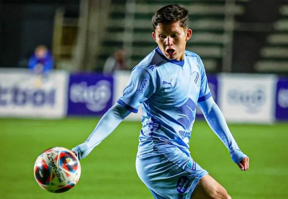 Luis Paz, uno de los que apunta a ocupar la plaza de Sub-20 en el partido del domingo. Foto: CB