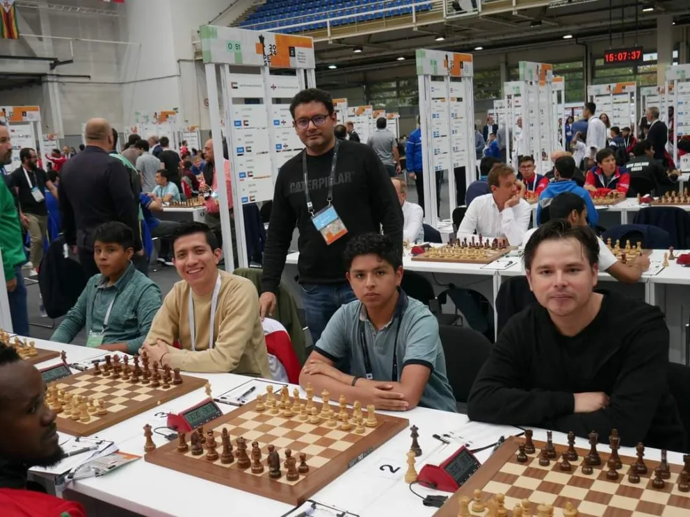 El equipo masculino previo a su serie con Malawi. Foto: Fide América.