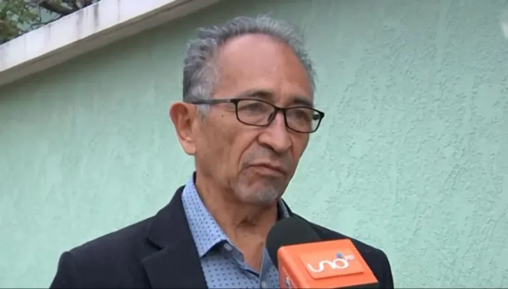 Édgar Villegas, presidente del Colegio Médico de La Paz. Foto: Red Uno