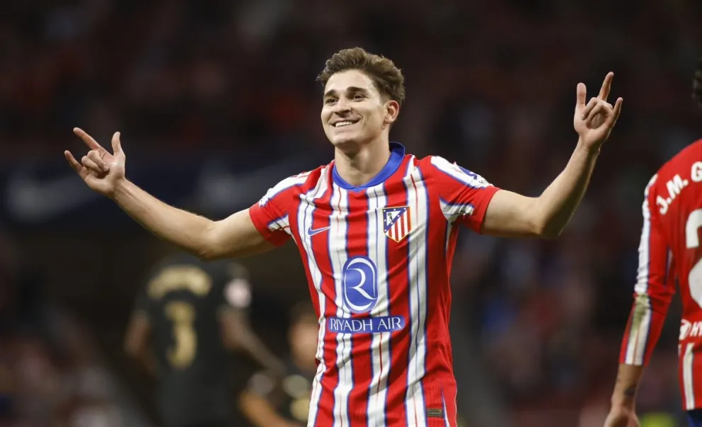 Julián Álvarez marca su primer gol en España con la camiseta del Atlético de Madrid | Visión 360