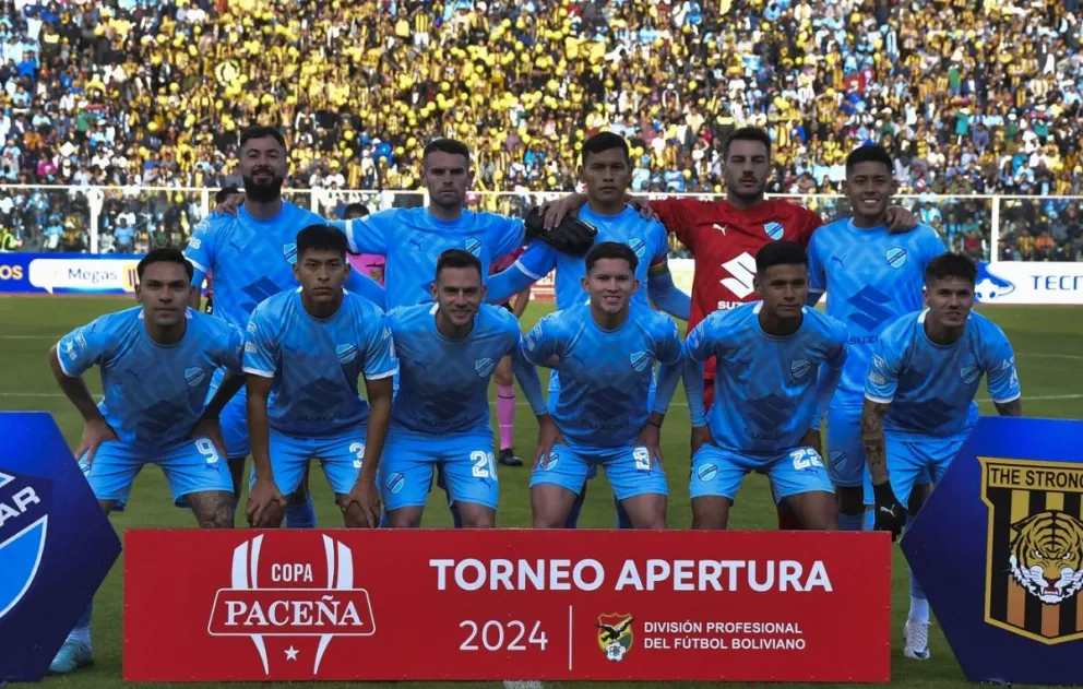 Esta fue la alineación que puso Bolívar en el clásico de marzo pasado. Foto: APG