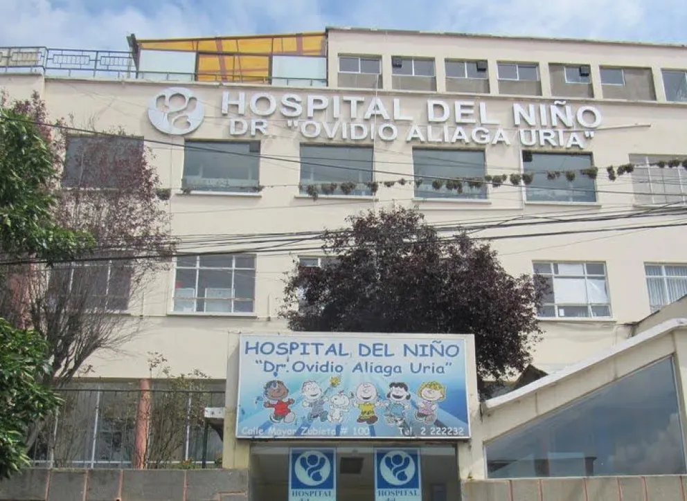 Hospital del Niño, en La Paz. Foto: RRSS