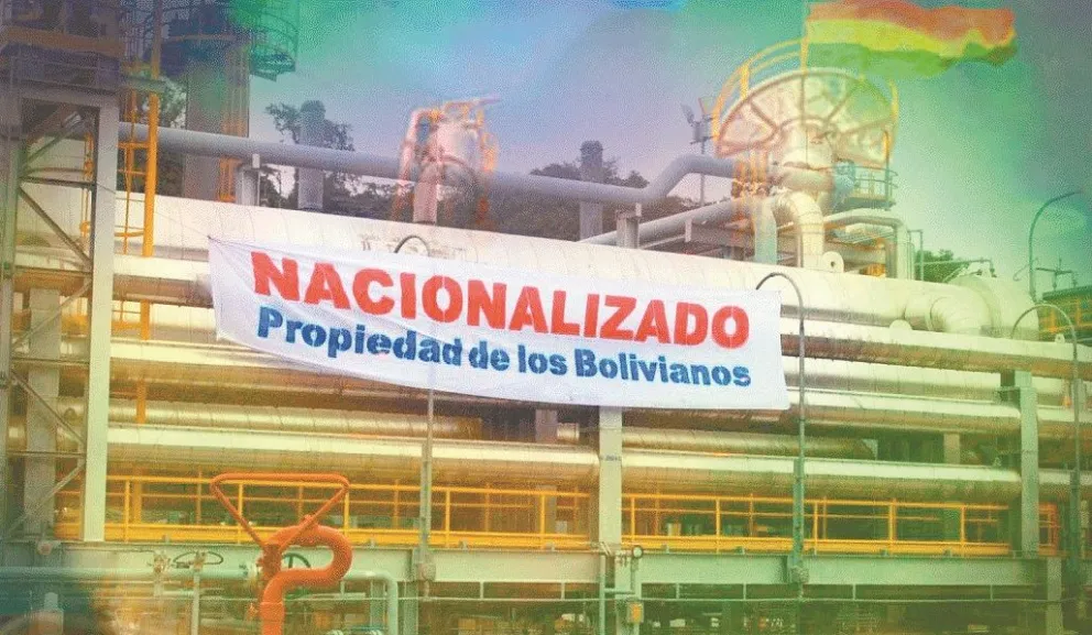 En 2006 Evo Morales empezó un período de nacionalización de empresas estratégicas. Foto archivo