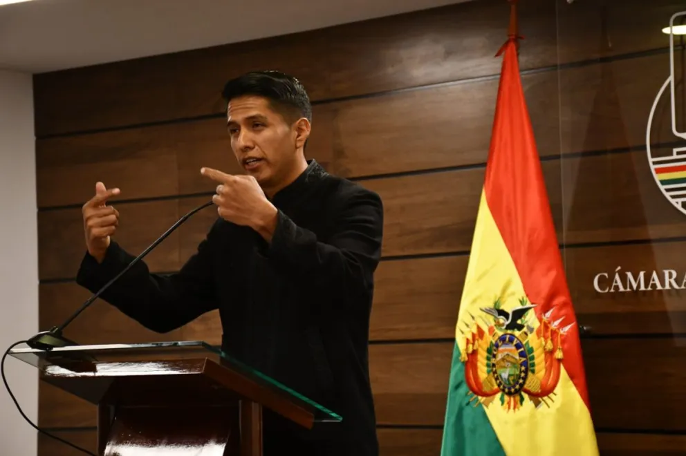 Andrónico Rodríguez, presidente del Senado. Foto: APG 