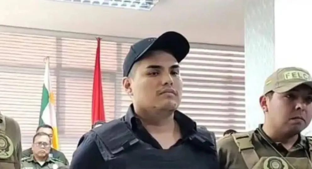 Erland García, alias El Colla, un presunto testaferro del narcotraficante ururguayo Sebastián Marset. Foto: Ministerio de Gobierno.