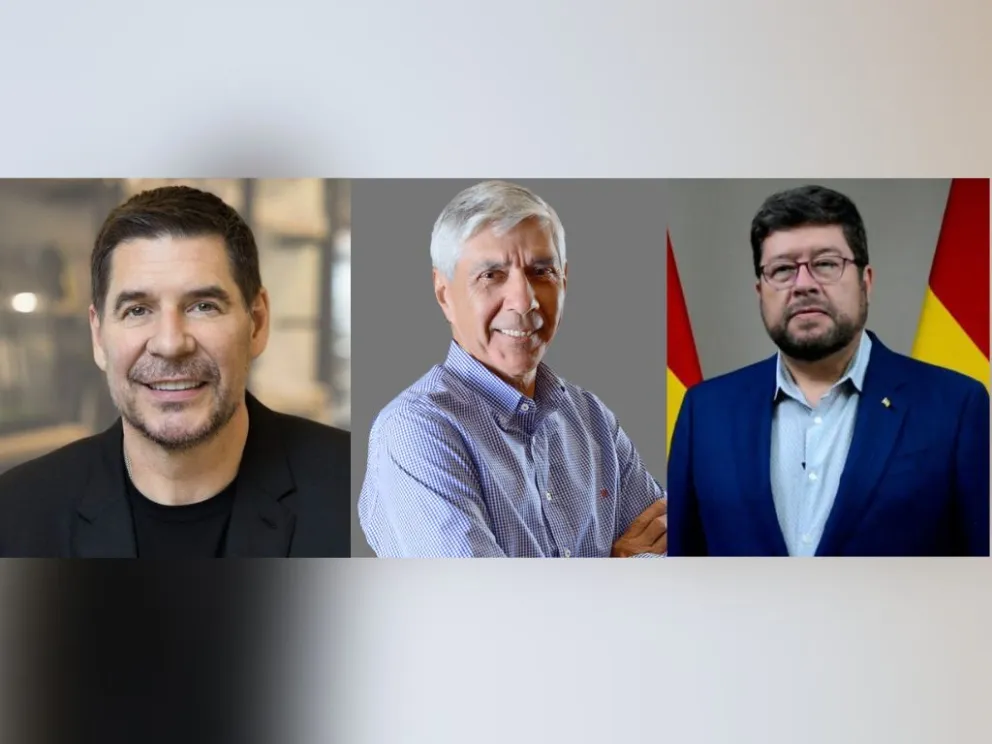 Claure, Anglarill y Doria Medina, los tres bolivianos en la lista de Bloomberg. Foto: Redes sociales / Composición Visión 360