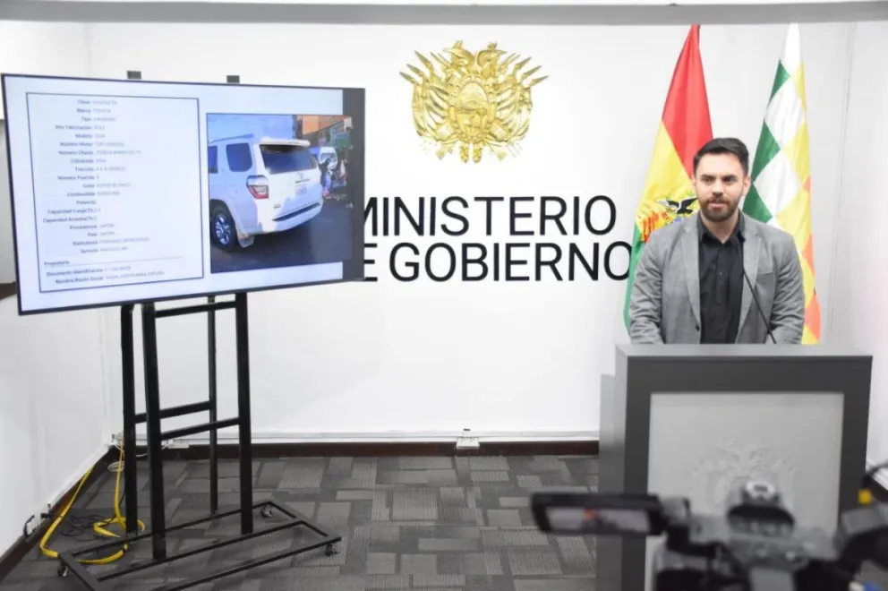 Del Castillo, durante una rueda de prensa este jueves. Foto: APG