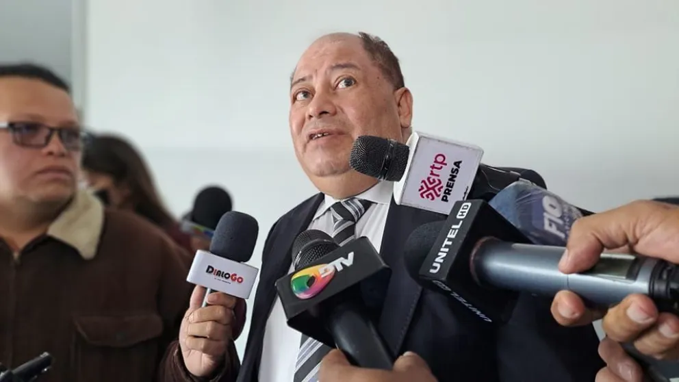 El exministro de Gobierno, Carlos Romero, en un anterior contacto con la prensa. Foto: DTV