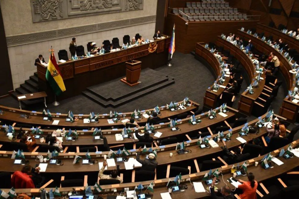 Diputados aprobaron el proyecto de Ley 035 de ajustes a la Ley de Pensiones. Foto: ABI