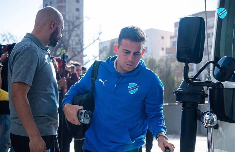 Vaca, en la previa de un partido en el Hernando Siles. Foto: Club Bolívar.