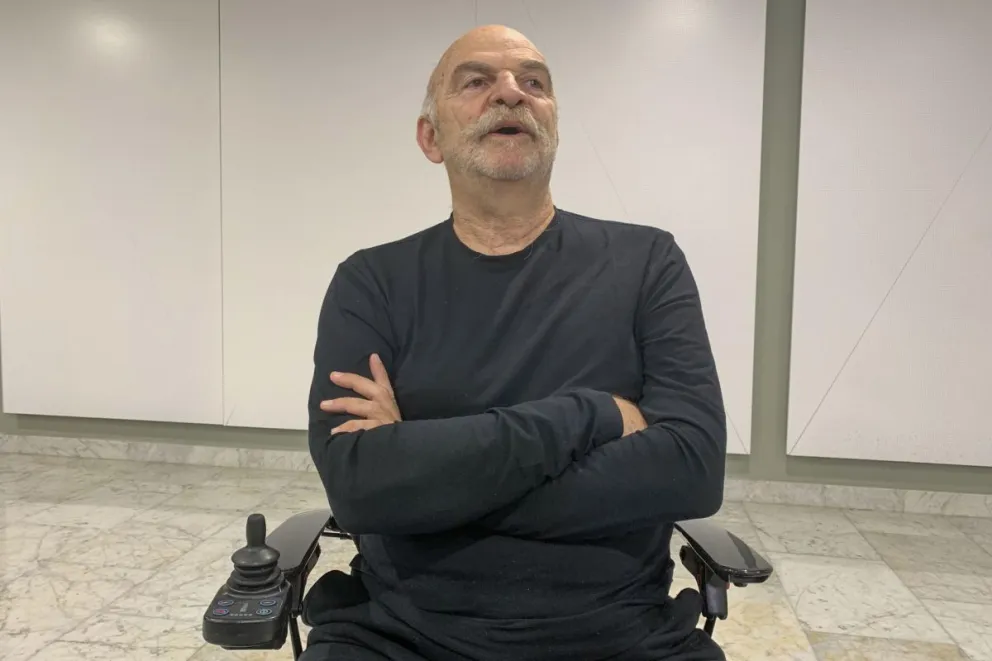 El periodista argentino Martín Caparrós, durante una entrevista. Foto: EFE