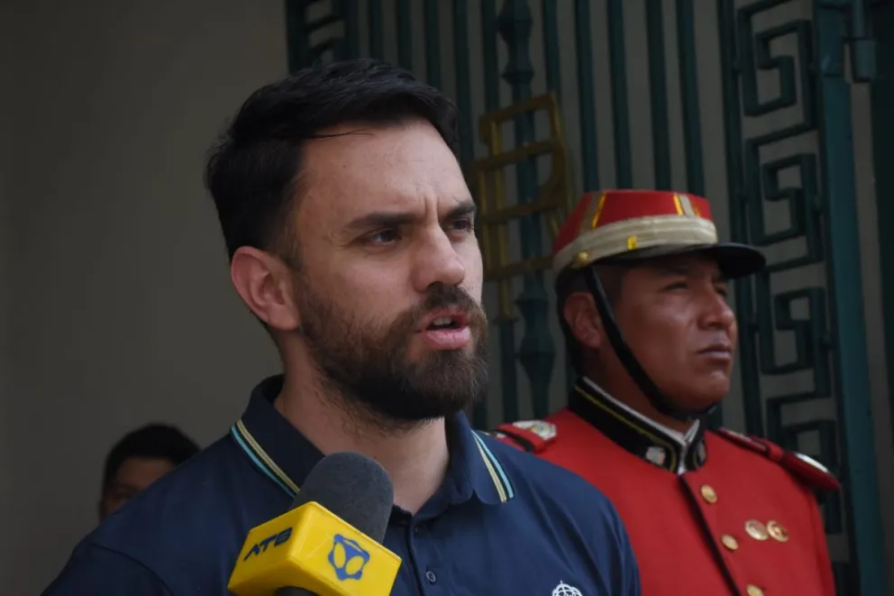 El ministro de Gobierno, Eduardo Del Castillo. Foto: APG