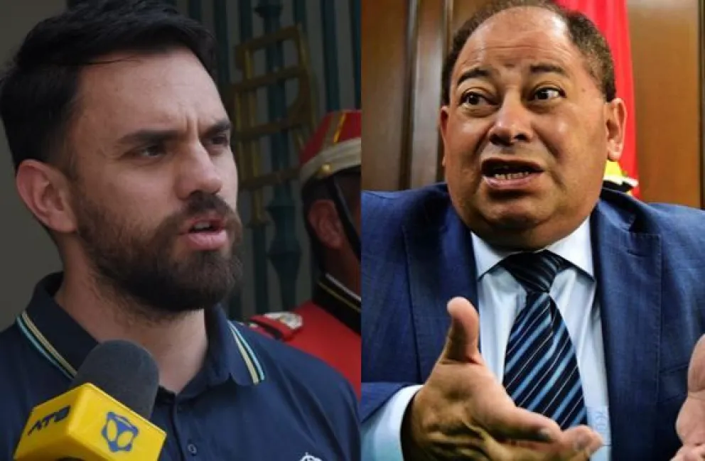 El ministro de Gobierno, Eduardo Del Castillo, y el extitular del área, Carlos Romero. Foto: Composición