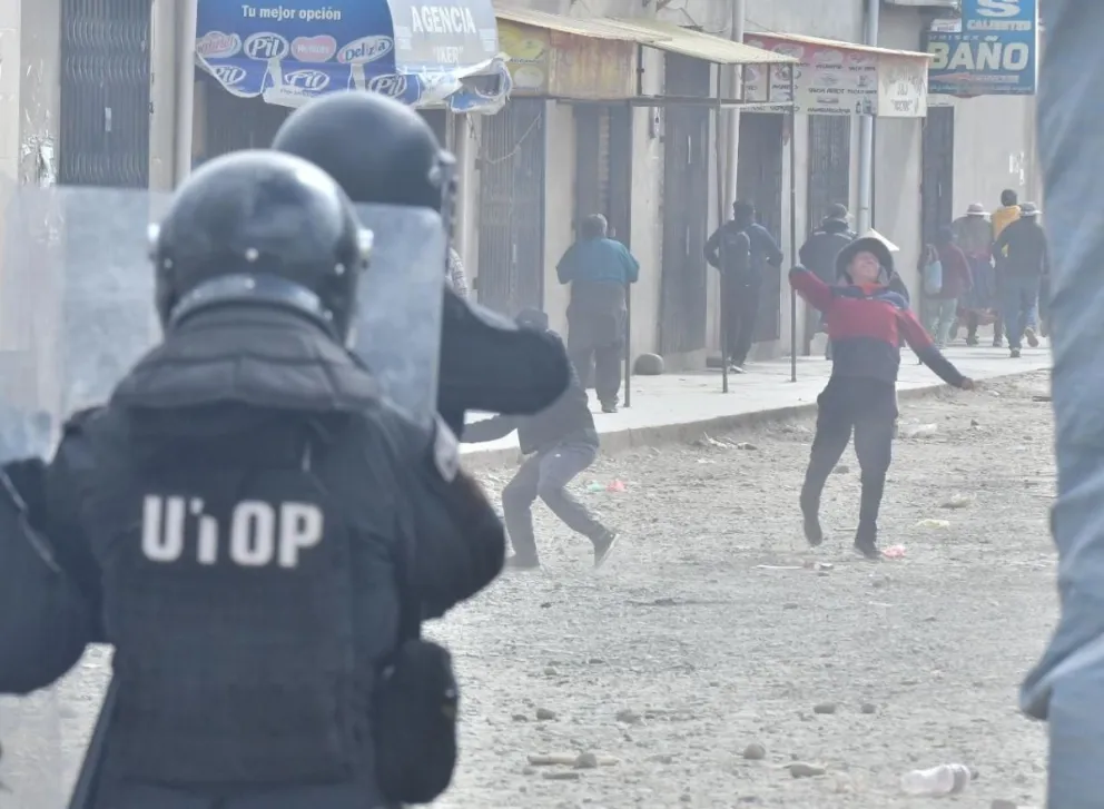 Efectivos de la UTOP intervinieron esta jornada en la zona de Ventilla. Foto: APG