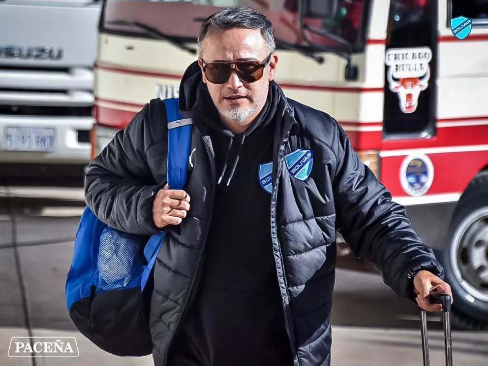 El argentino Flavio Robatto, entrenador del club Bolívar. Foto: CB