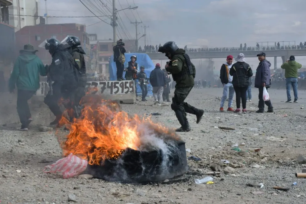 Este domingo hubo enfrentamientos en la zona de Ventilla. Foto: APG