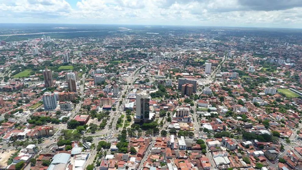 Vista aérea de la ciudad de Santa Cruz. Foto Gobierno municipal de Santa Cruz