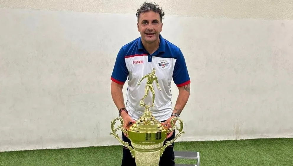 Migliaccio cuando estaba en filas de Wilstermann. Foto: Sergio Migliaccio.