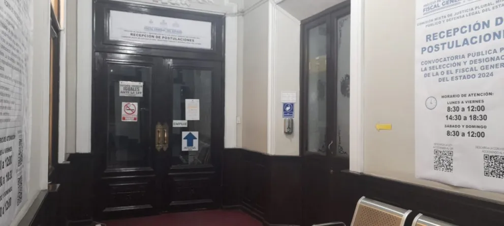 Oficinas del Legislativo donde se recibieron las impugnaciones. Foto: Cámara de Diputados