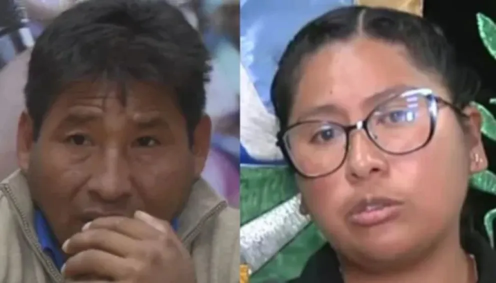 El dirigente "evista" Ponciano Santos y la alcaldesa de El Alto, Eva Copa. Foto: Red Uno