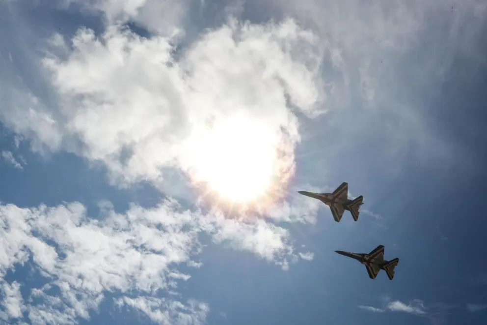 Aviones de entrenamiento de Taiwán en una imagen de archivo. Foto: EFE
